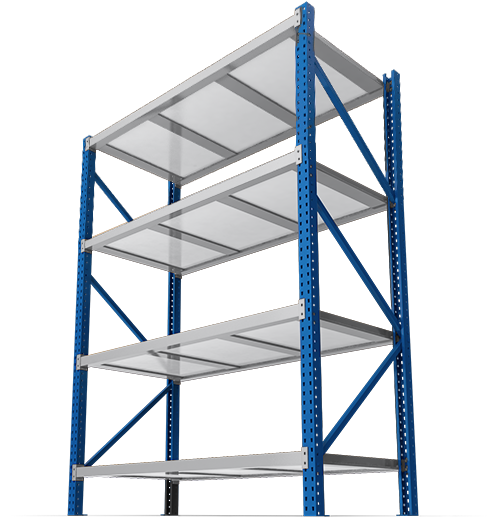 storage rack blue